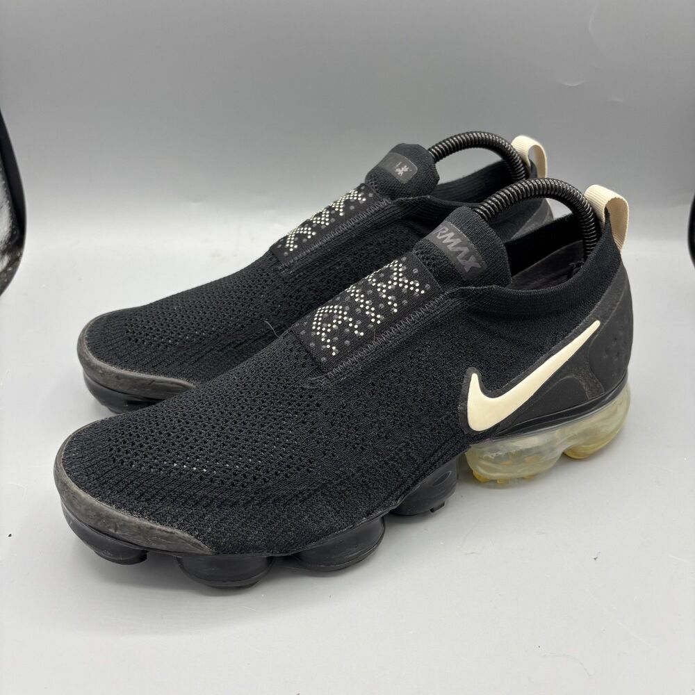 Nike Air VaporMax Flyknit Moc 2 Mens Black Running Shoes AH7006 002 Size 10.5 - Picture 4 of 7